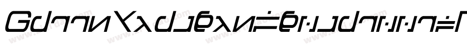 GreenMartianDistressedBold-D8ax字体转换
