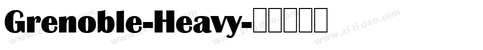 Grenoble-Heavy字体转换