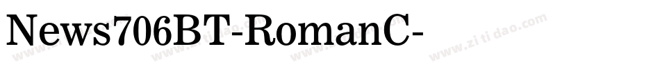 News706BT-RomanC字体转换