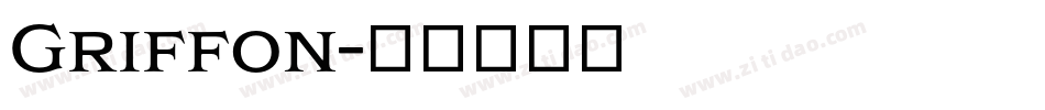 Griffon字体转换