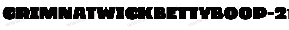 GrimNatwickBettyBoop-218d字体转换