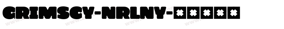 Grimscy-nRLnY字体转换