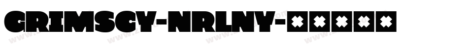 Grimscy-nRLnY字体转换