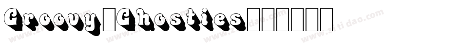 Groovy-Ghosties字体转换