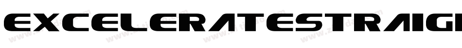 ExcelerateStraight-1BLB字体转换