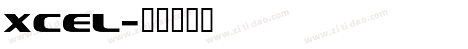 xcel字体转换