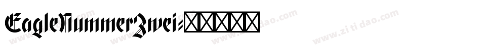 EagleNummerZwei字体转换