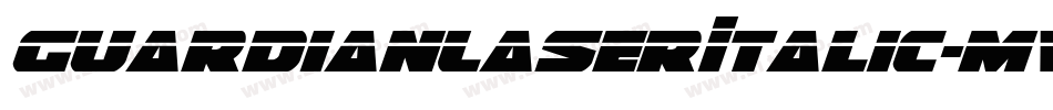 GuardianLaserItalic-MVYXY字体转换