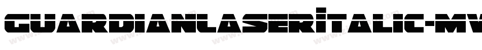 GuardianLaserItalic-MVYXY字体转换