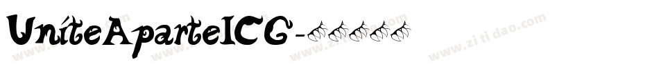 UniteAparteICG字体转换