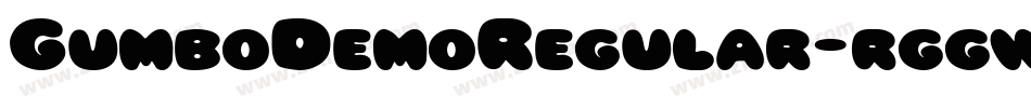 GumboDemoRegular-rggwO字体转换