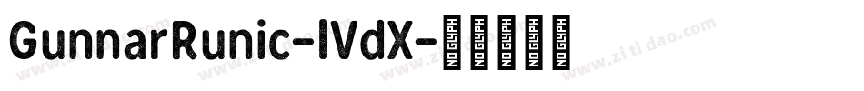 GunnarRunic-lVdX字体转换