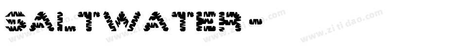Saltwater字体转换