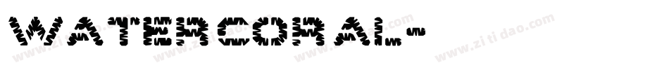 Watercoral字体转换