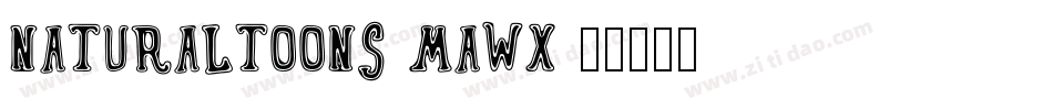 NaturalToons-MaWx字体转换