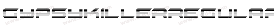 GypsyKillerRegular-Wvmz字体转换