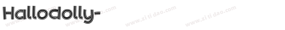 Hallodolly字体转换