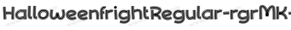 HalloweenfrightRegular-rgrMK字体转换