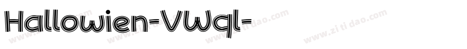 Hallowien-VWql字体转换