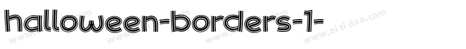 halloween-borders-1字体转换