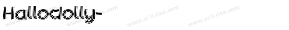 Hallodolly字体转换