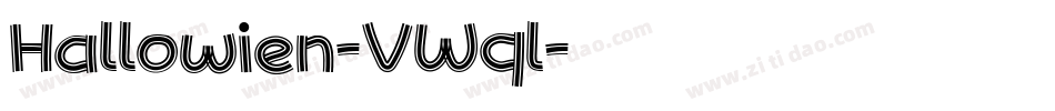 Hallowien-VWql字体转换