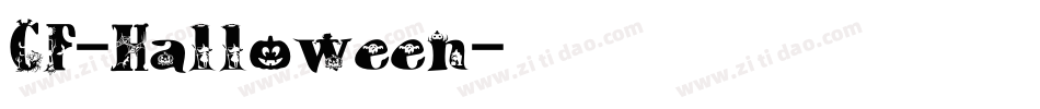 CF-Halloween字体转换