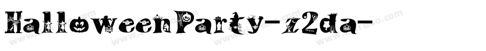 HalloweenParty-z2da字体转换