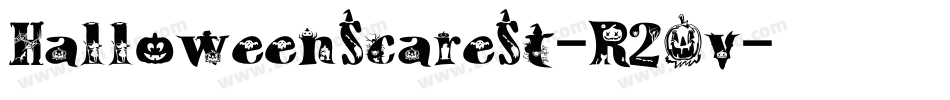 HalloweenScareSt-R2Ov字体转换