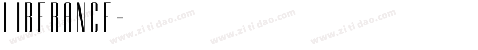Liberance字体转换