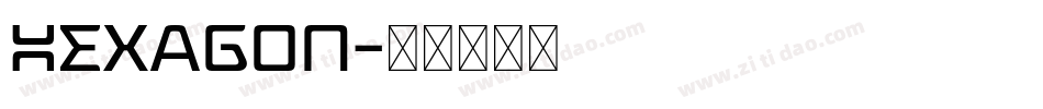 Hexagon字体转换