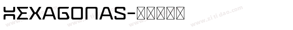 Hexagonas字体转换