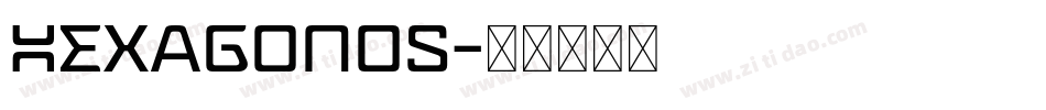 Hexagonos字体转换