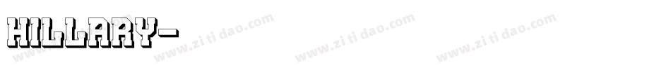 Hillary字体转换