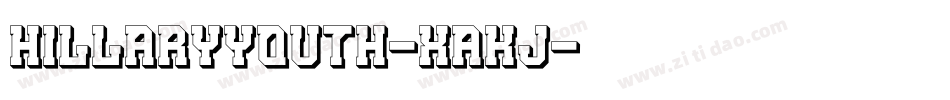 HillaryYouth-xAKj字体转换