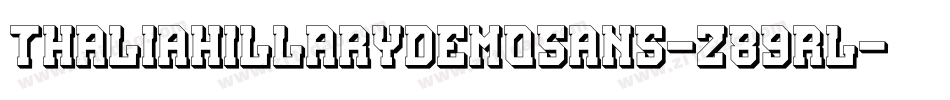 ThaliaHillaryDemoSans-z89rL字体转换