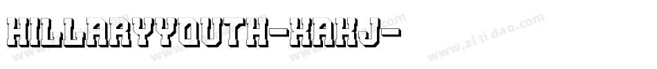 HillaryYouth-xAKj字体转换
