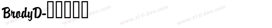 BrodyD字体转换
