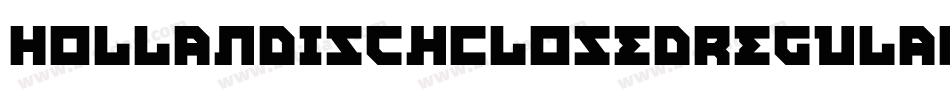 HollandischClosedRegular-Lr1G字体转换