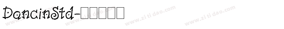 DancinStd字体转换