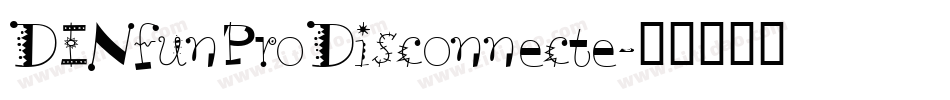 DINfunProDisconnecte字体转换