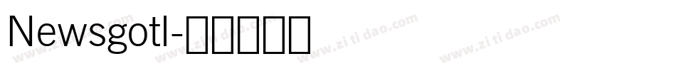 Newsgotl字体转换