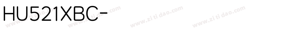 HU521XBC字体转换