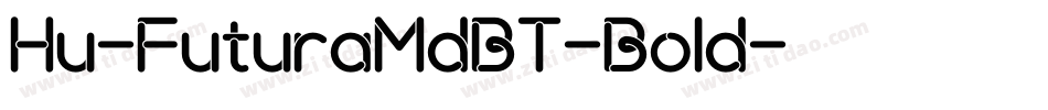 Hu-FuturaMdBT-Bold字体转换