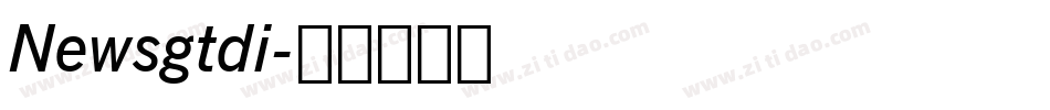 Newsgtdi字体转换