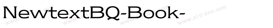 NewtextBQ-Book字体转换