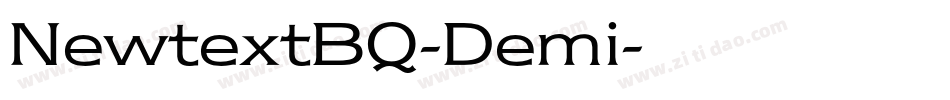 NewtextBQ-Demi字体转换