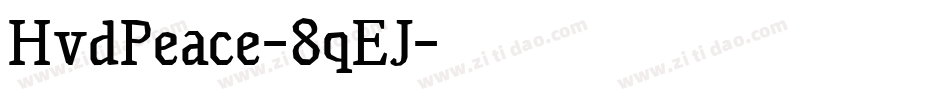 HvdPeace-8qEJ字体转换