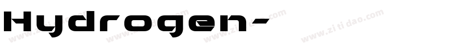 Hydrogen字体转换