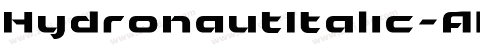 HydronautItalic-ALLnA字体转换